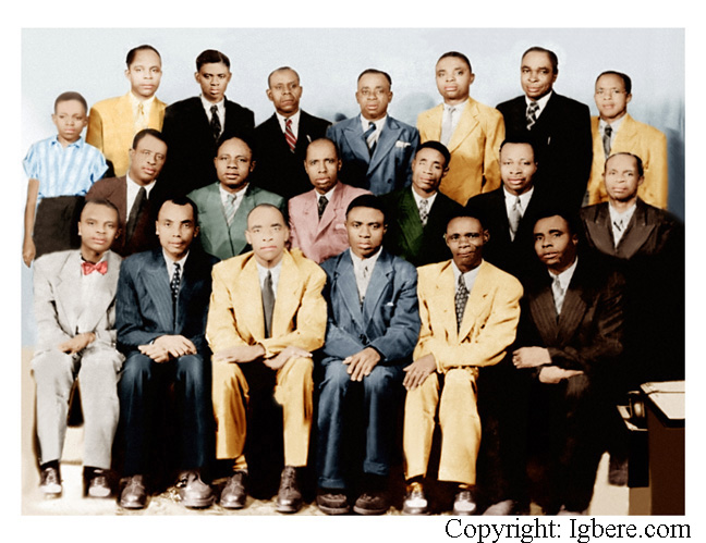 Members of Igbere Corporative Association 1950s